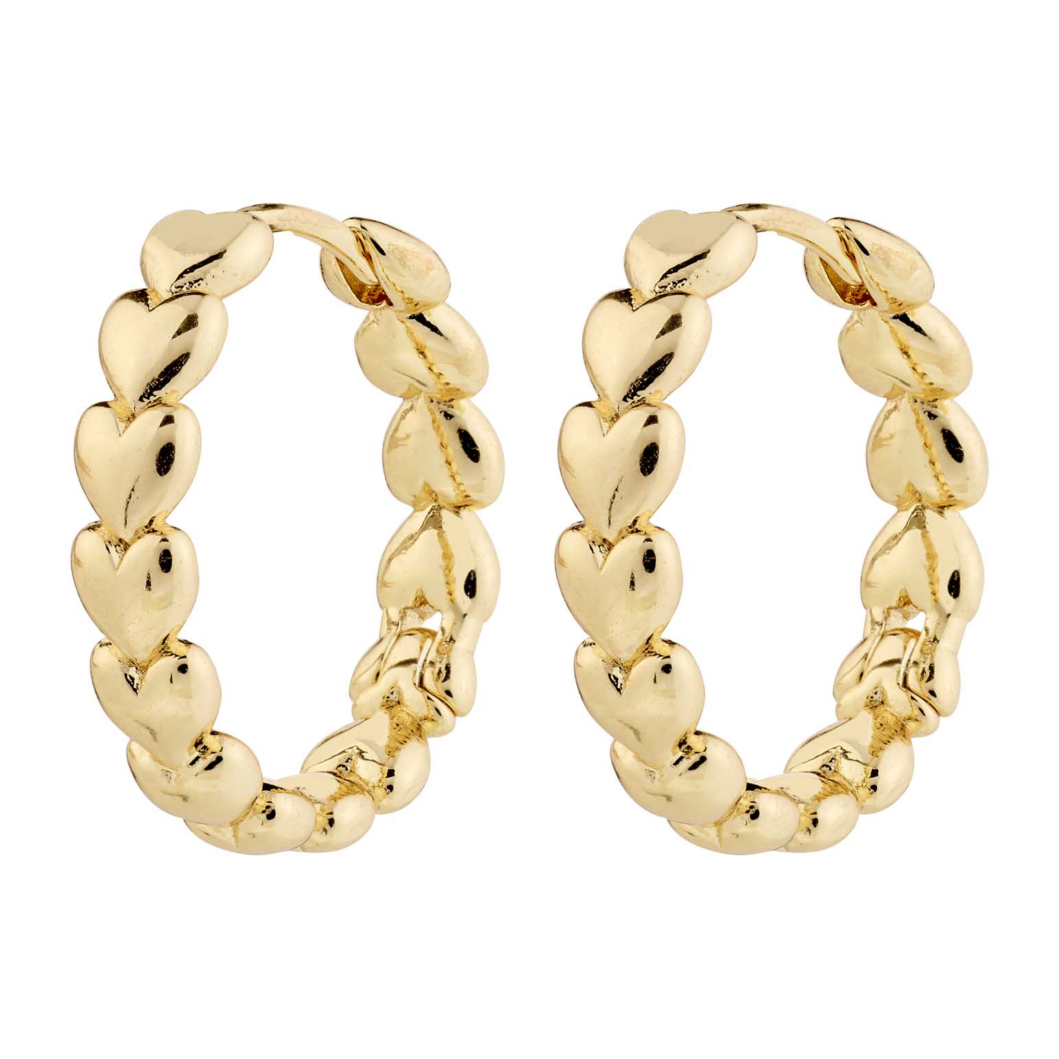 Pilgrim Maeve Recycled Hoop Earrings - Gold Plated